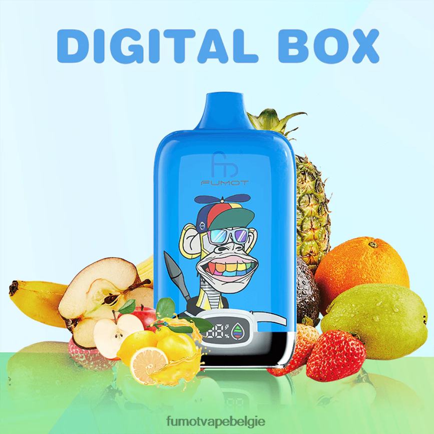 Fumot kopen LX0PBF141 ananas ijs wegwerp vape pod 12000 - 20ml (1 stuk) Fumot Digital Box