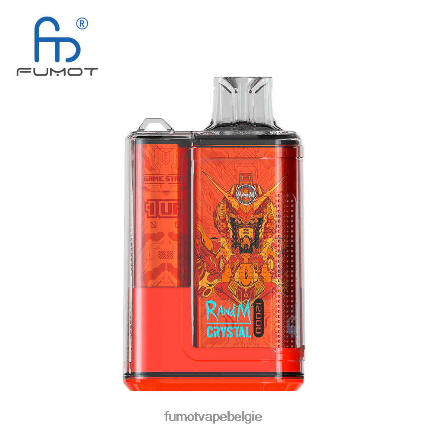 Fumot Belgie LX0PBF254 bananen ijs 12000 wegwerpvapedoos - 20 ml (1 stuk) Fumot Crystal