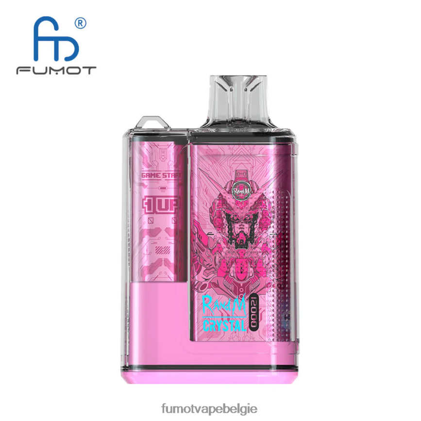 Fumot Belgie LX0PBF254 bananen ijs 12000 wegwerpvapedoos - 20 ml (1 stuk) Fumot Crystal