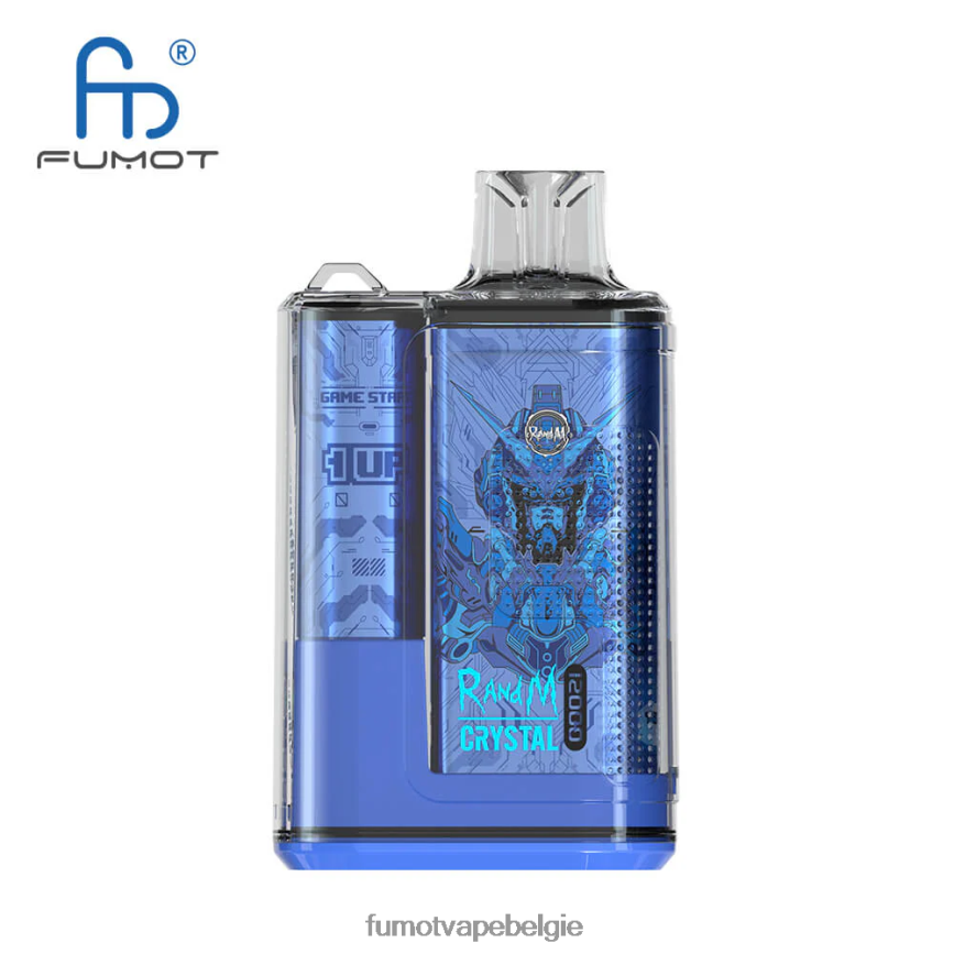 Fumot Belgie LX0PBF254 bananen ijs 12000 wegwerpvapedoos - 20 ml (1 stuk) Fumot Crystal