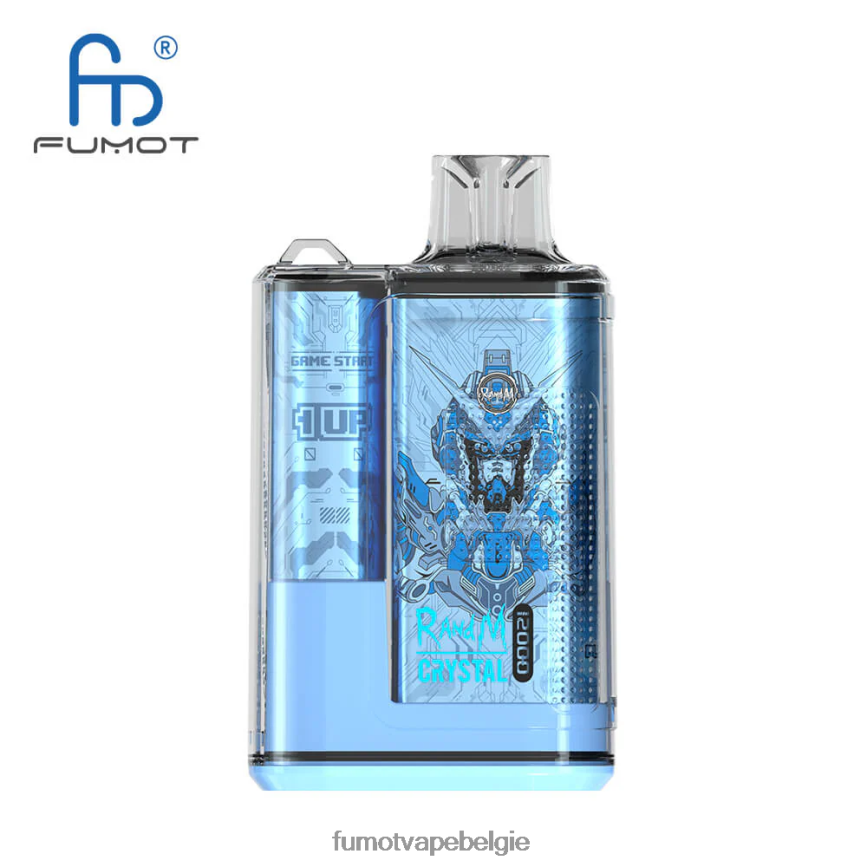 Fumot kopen LX0PBF261 bosbes framboos 12000 wegwerpvapedoos - 20 ml (1 stuk) Fumot Crystal