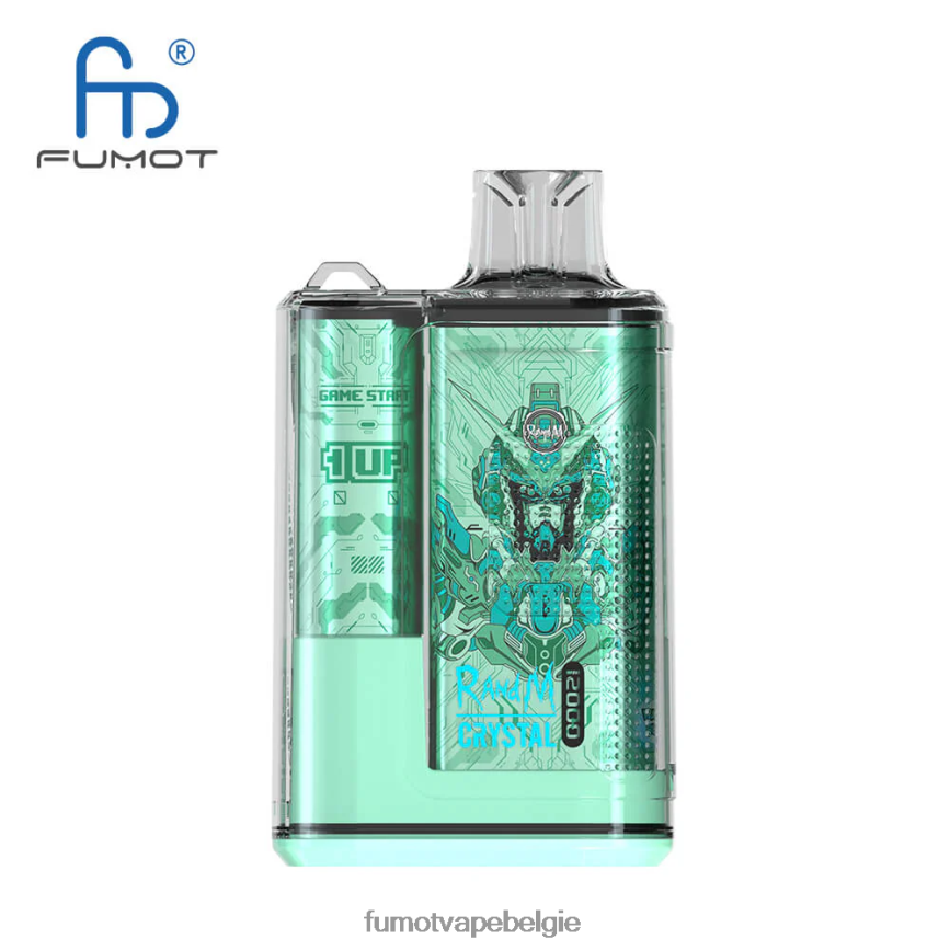 Fumot vape Belgie LX0PBF252 aloë druif 12000 wegwerpvapedoos - 20 ml (1 stuk) Fumot Crystal