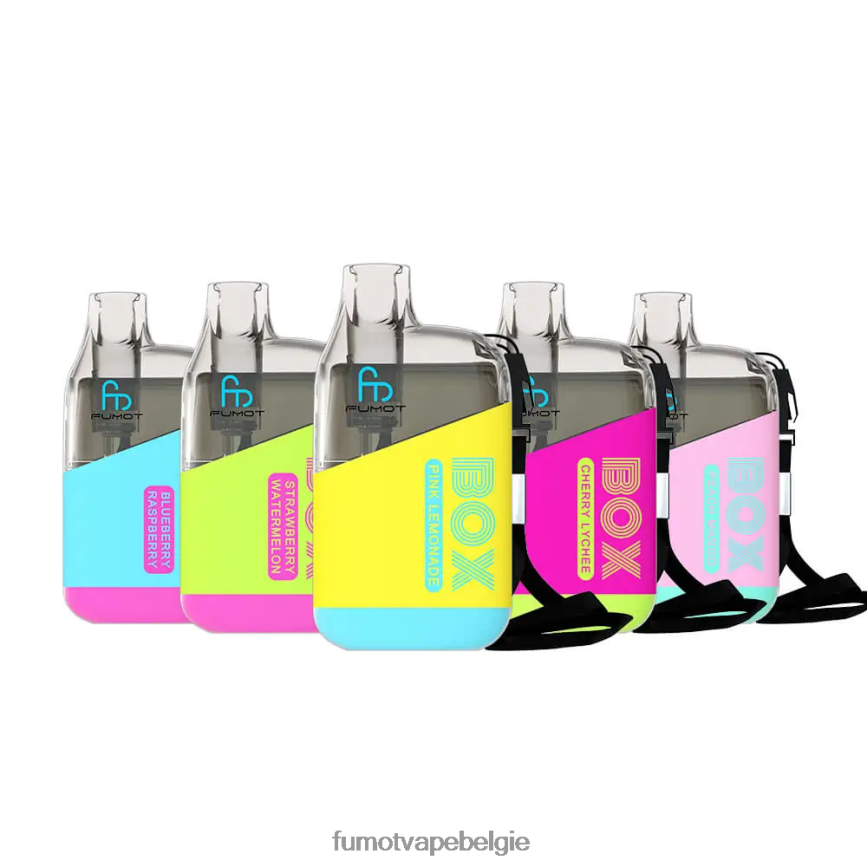 Fumot Belgie LX0PBF354 kersenlychee doos 10000 wegwerp vape pod - 20ml (1 stuk) Fumot Tornado