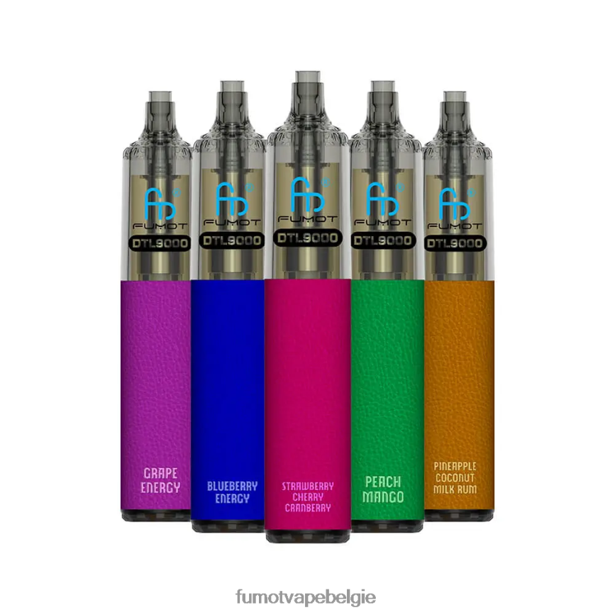 Fumot Belgie LX0PBF374 watermeloen blij snoepje wegwerp vape-pen 9000- 18ml (1 stuk) Fumot DTL