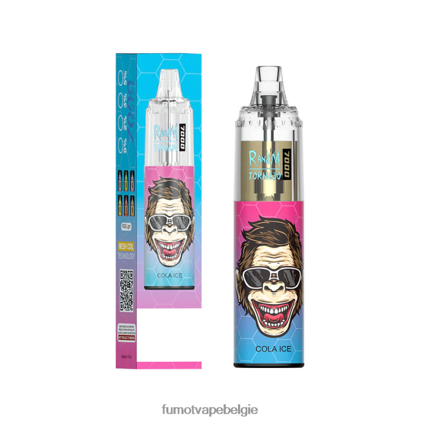 Fumot Belgie LX0PBF104 aardbei watermeloen 14 ml (1 stuk) 7000 wegwerp-vape-pen Fumot Tornado