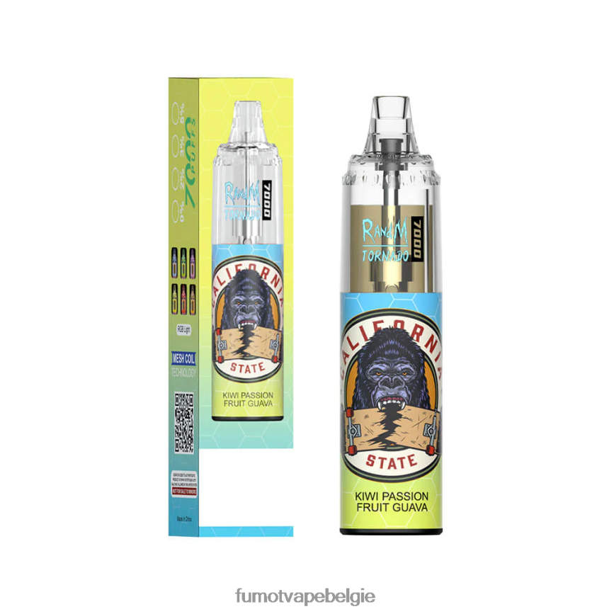 Fumot Belgie LX0PBF104 aardbei watermeloen 14 ml (1 stuk) 7000 wegwerp-vape-pen Fumot Tornado