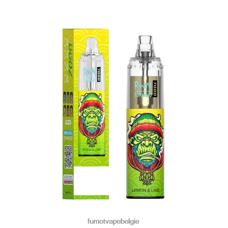 Fumot Belgie LX0PBF104 aardbei watermeloen 14 ml (1 stuk) 7000 wegwerp-vape-pen Fumot Tornado