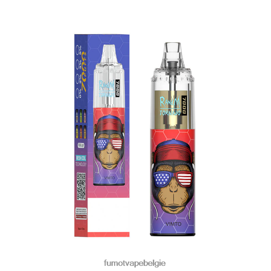 Fumot Belgie LX0PBF104 aardbei watermeloen 14 ml (1 stuk) 7000 wegwerp-vape-pen Fumot Tornado