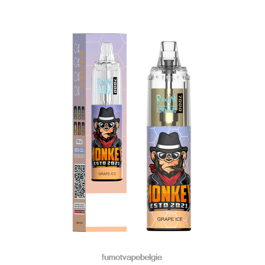 Fumot Belgie LX0PBF104 aardbei watermeloen 14 ml (1 stuk) 7000 wegwerp-vape-pen Fumot Tornado