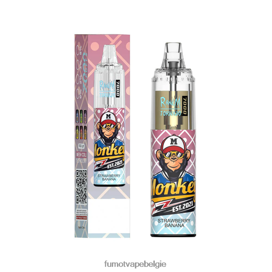 Fumot Belgie LX0PBF104 aardbei watermeloen 14 ml (1 stuk) 7000 wegwerp-vape-pen Fumot Tornado