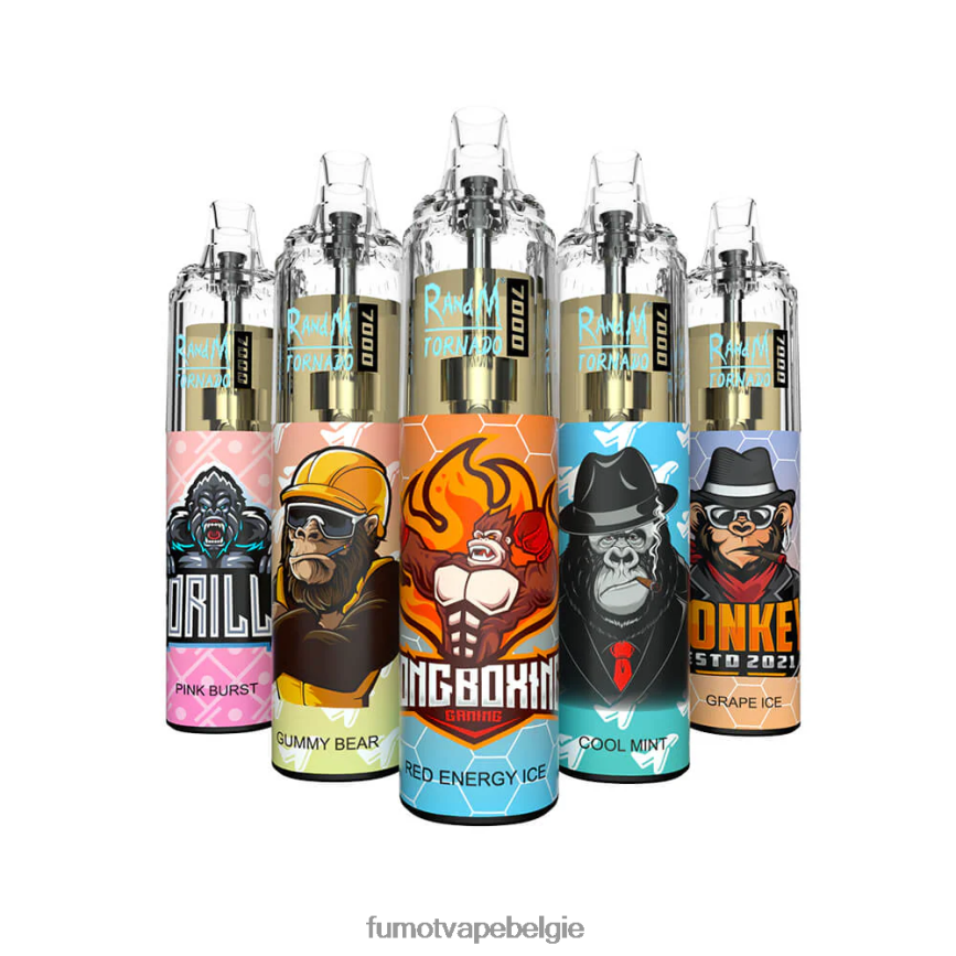 Fumot vape kopen LX0PBF507 bosbessen op ijs 0% 7000 wegwerp-vape-pen - 14ml (1 stuk) Fumot Tornado