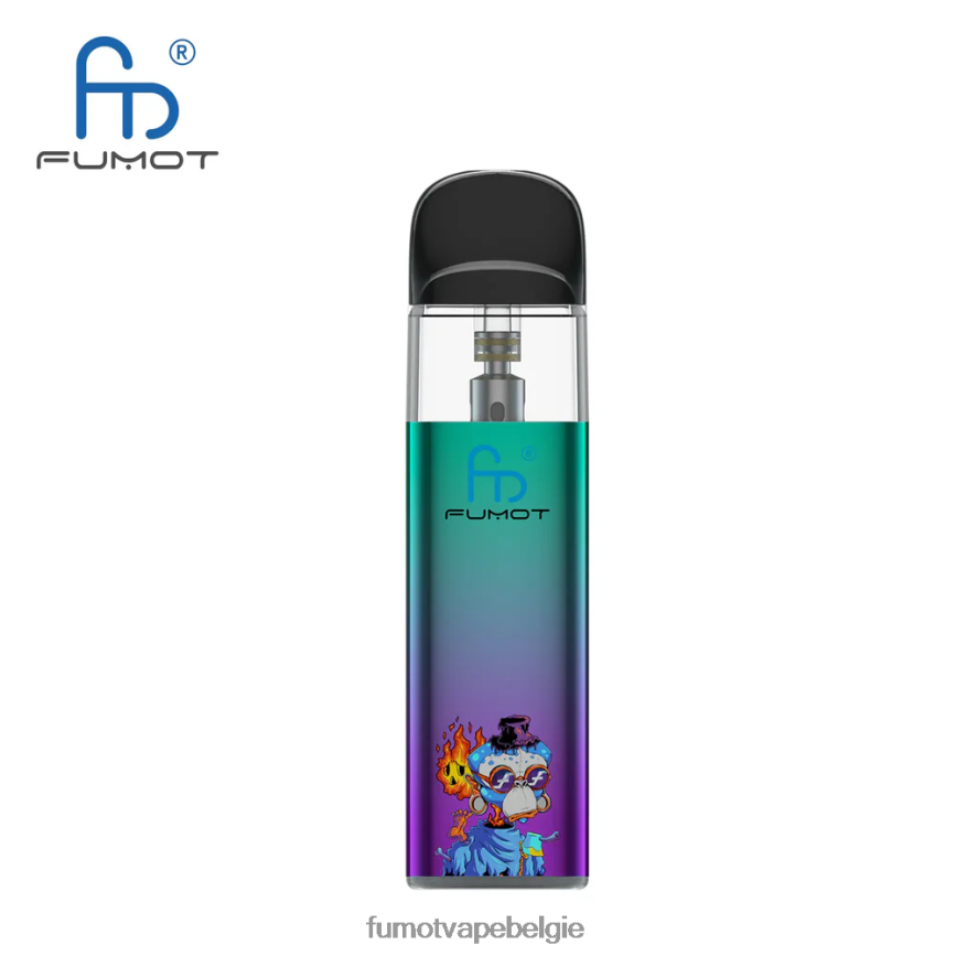 Fumot kopen LX0PBF551 groen-paars tpd-compatibele lege vape-kit (1 stuk) Fumot Dazzle Lite