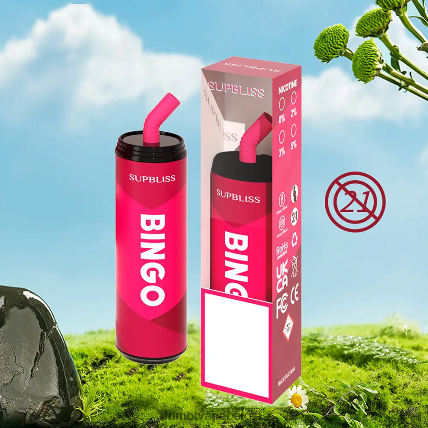 Fumot tech LX0PBF468 bevroren cola 9000 wegwerp-vape-pen (1 stuk) - 18 ml Fumot Supbliss Bingo