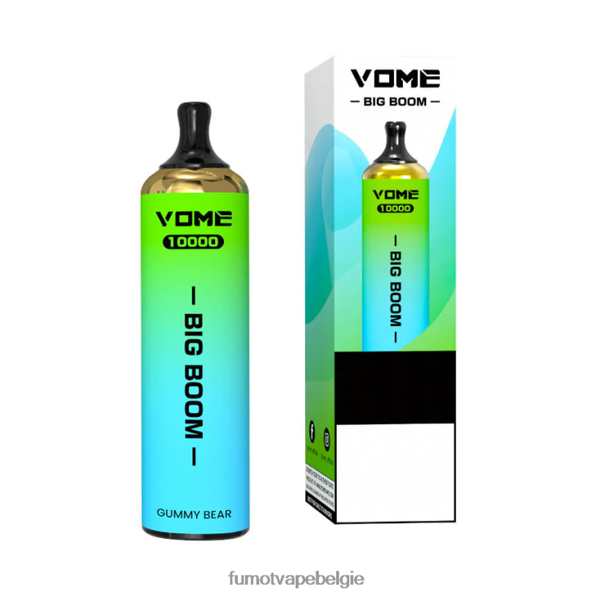 Fumot Belgie LX0PBF444 rode stier wegwerp vape-pen 10000 - 20ml (1 stuk) Fumot Vome Big Boom