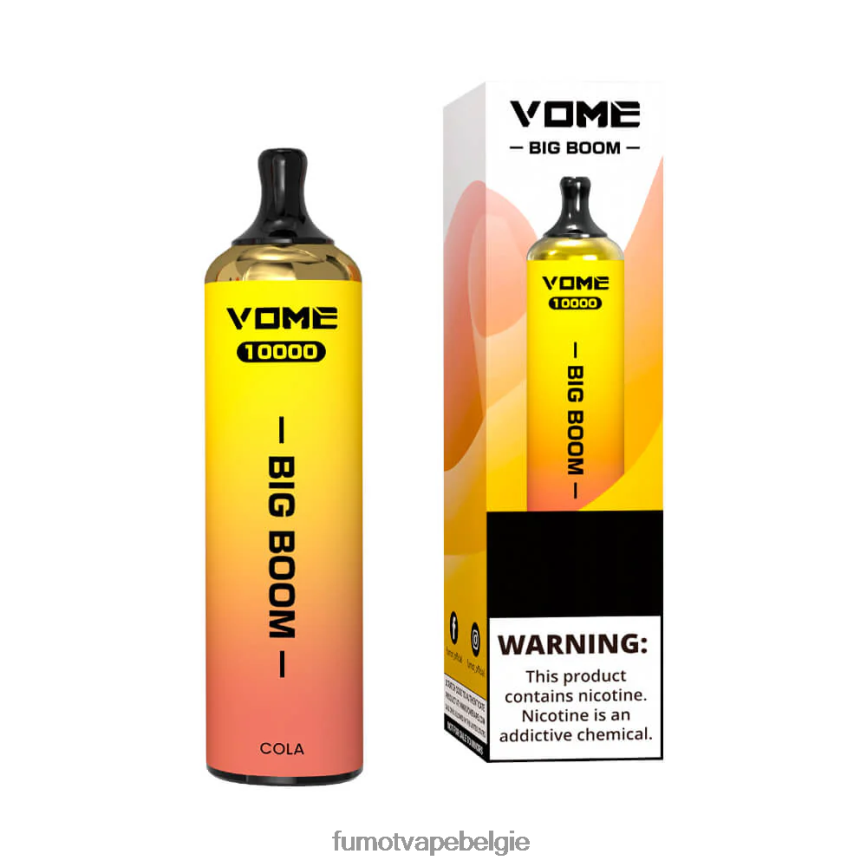 Fumot Belgie LX0PBF444 rode stier wegwerp vape-pen 10000 - 20ml (1 stuk) Fumot Vome Big Boom