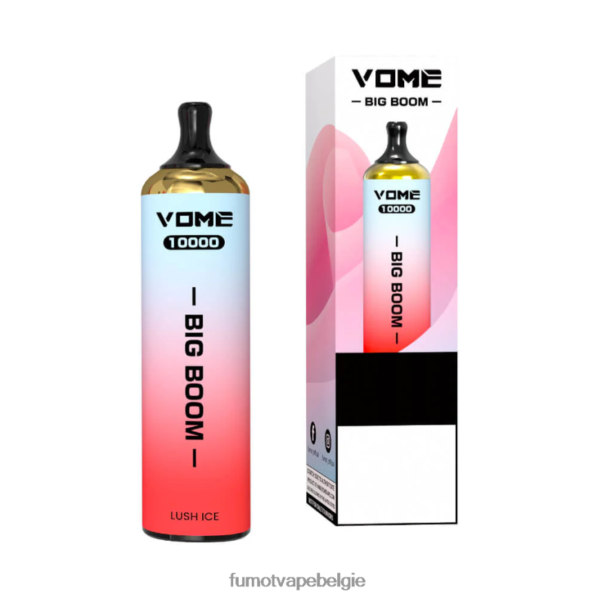 Fumot Belgie LX0PBF444 rode stier wegwerp vape-pen 10000 - 20ml (1 stuk) Fumot Vome Big Boom