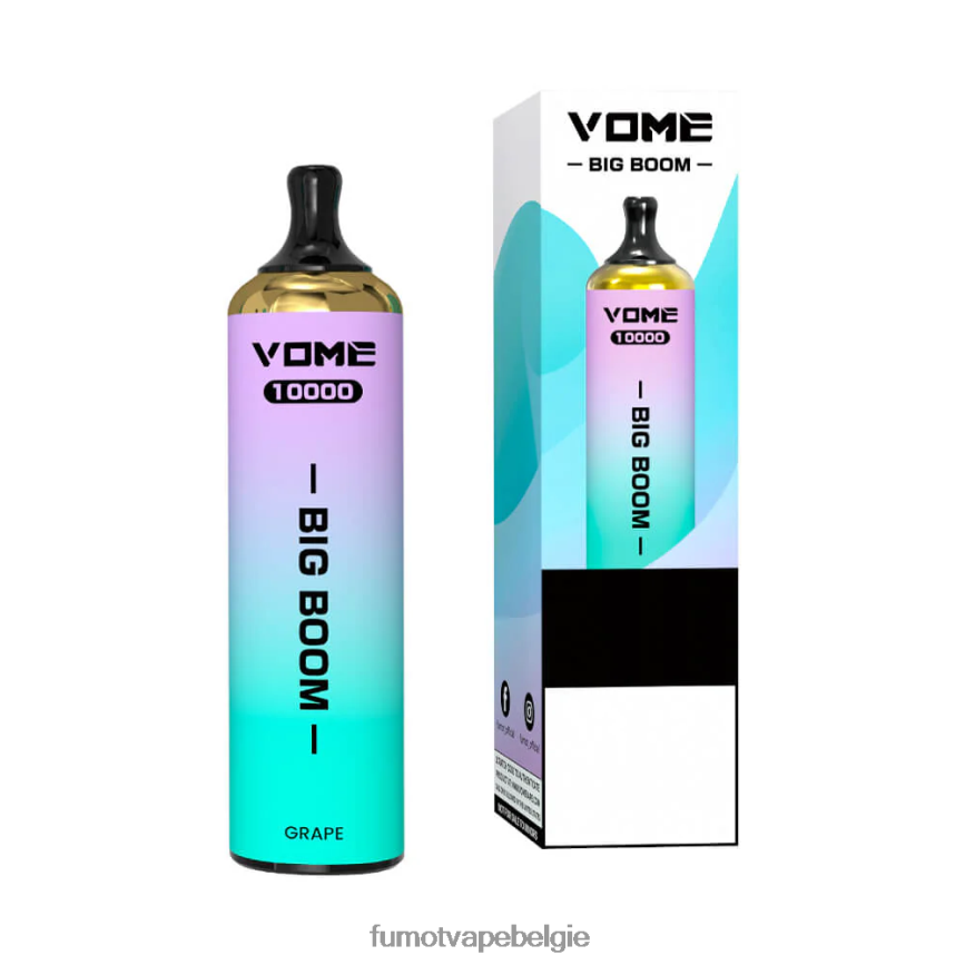 Fumot kopen LX0PBF441 blauw razz-ijs wegwerp vape-pen 10000 - 20ml (1 stuk) Fumot Vome Big Boom