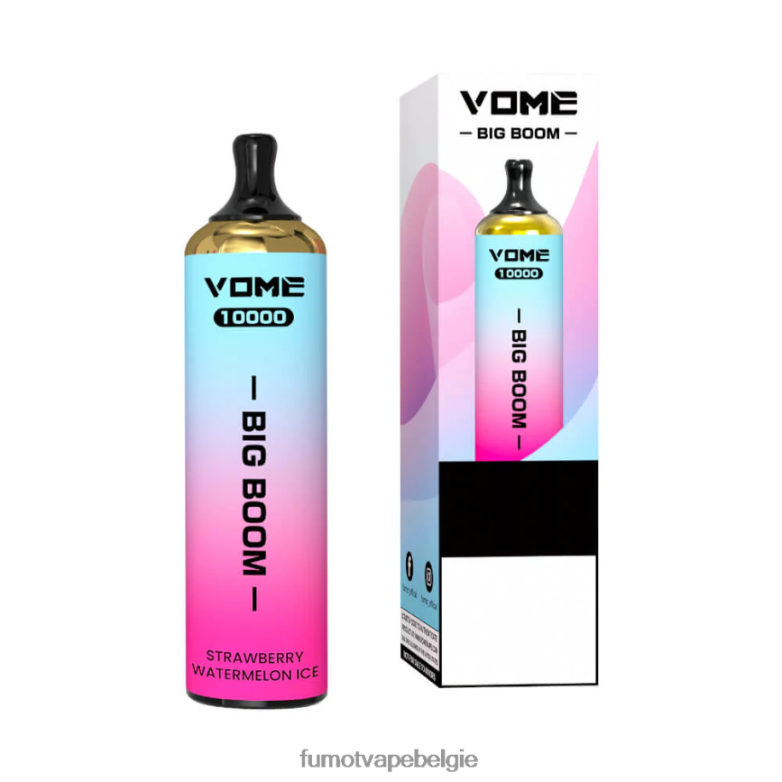 Fumot store LX0PBF440 aardbeien ijs wegwerp vape-pen 10000 - 20ml (1 stuk) Fumot Vome Big Boom