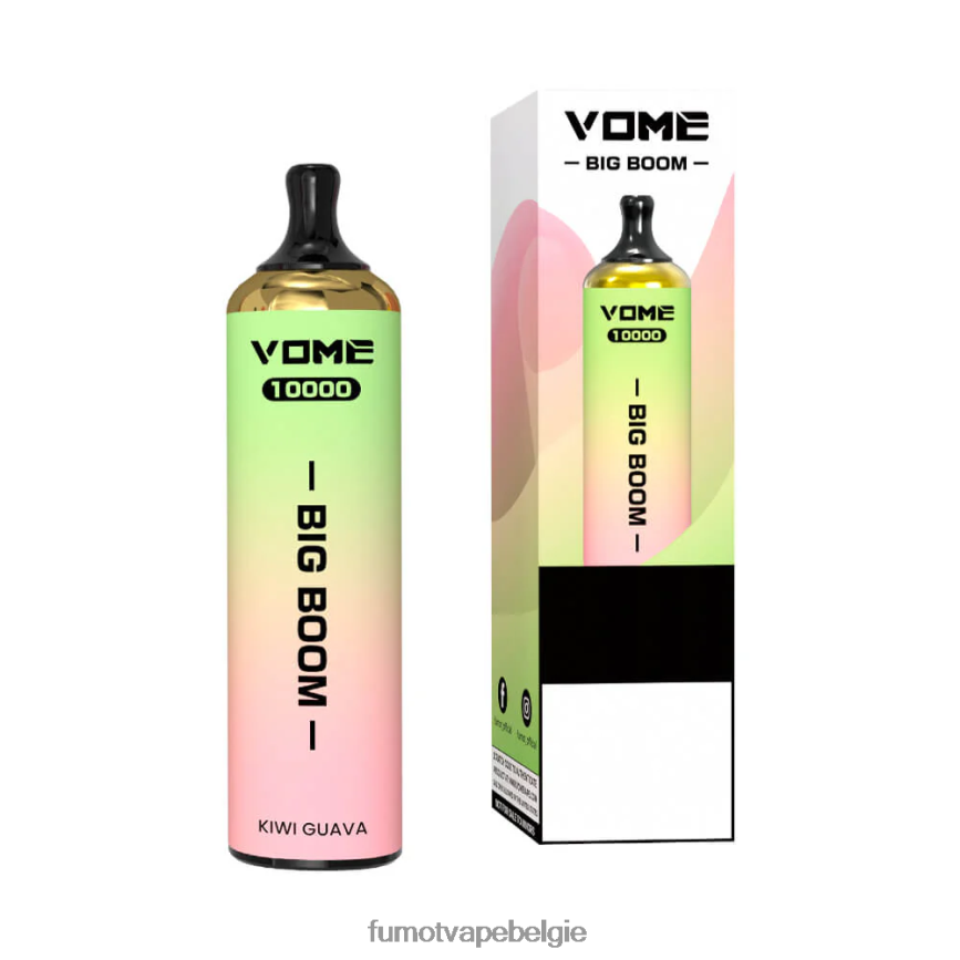 Fumot store LX0PBF440 aardbeien ijs wegwerp vape-pen 10000 - 20ml (1 stuk) Fumot Vome Big Boom